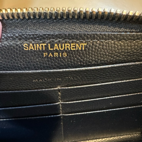 YSL Cassandre Zip Around Wallet - Picture 8 of 9